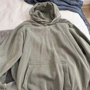 Abercrombie Sage Green Oversized Hoodie